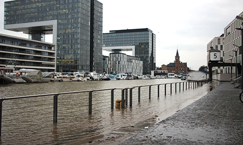 Hochwasser in Köln geht zurück - Jetzt wird aufgeräumt - Report-K